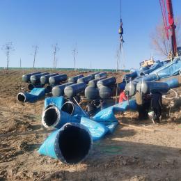 山东某项目黄河取水——8台浮筒泵